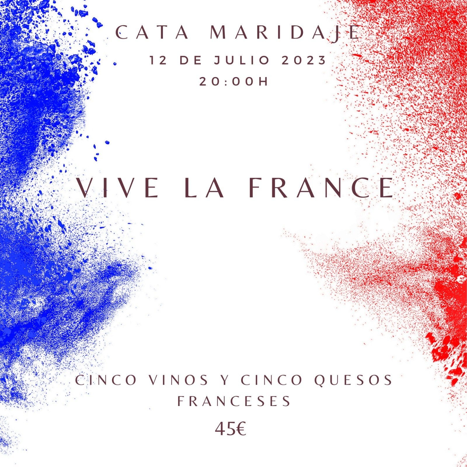 Cata Maridaje Guiada - "Vive la France"