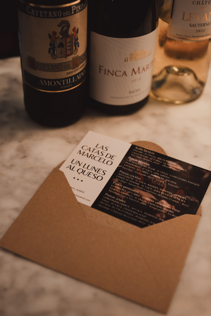 Las Catas de Marcelo - Cata Maridaje Guiada